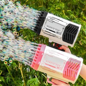 Bellenblaaspistool - 69 Gaten, 1000+ Bellen/min, LED Verlichting | BUBBLEPUFF