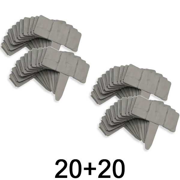 2x Tuinranden in steenstijl | MINIFENCE 10+10 GRATIS