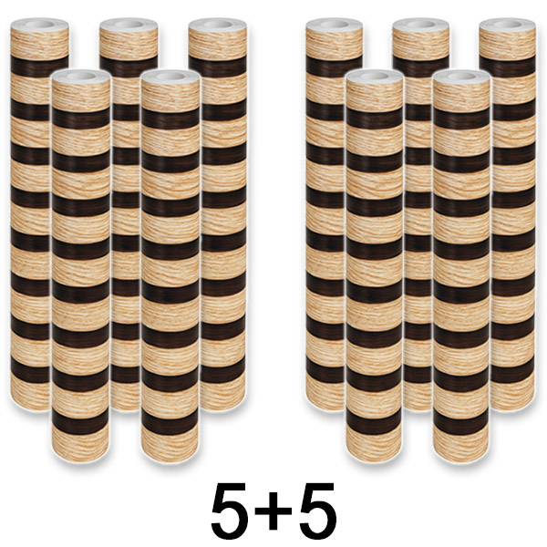 5x Zelfklevend wandpaneel met houtlook | LINEWALL 1+1 GRATIS