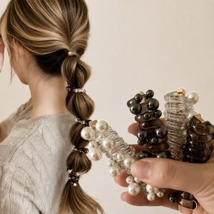 Spiraalvormige haarelastieken zonder beschadiging (6 st./set) | PEARLTIC