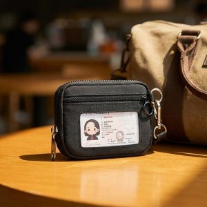 Compacte portemonnee met rits | WALLEO