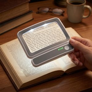 Rechthoekige LED-leesloep | READSCOPE